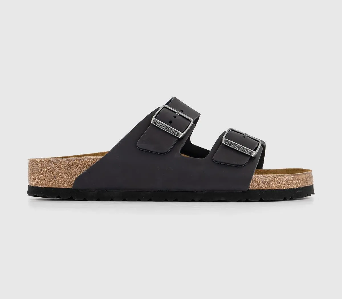 Birkenstock Arizona Black Leather Sandals