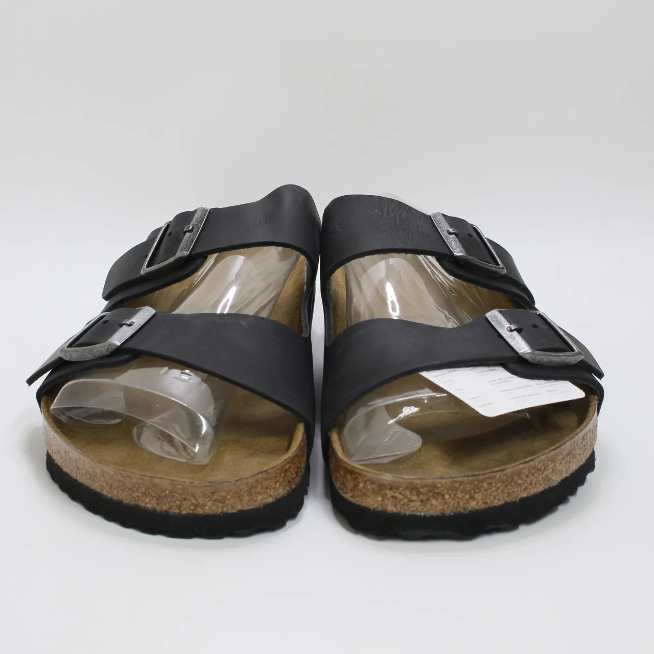 Birkenstock Arizona Black Leather Sandals