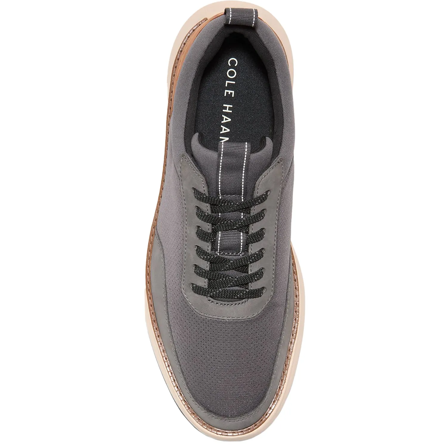 Men's Cole Haan Grand Remix Sneaker Grey/British Tan Leather