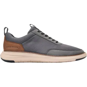 Men's Cole Haan Grand Remix Sneaker Grey/British Tan Leather