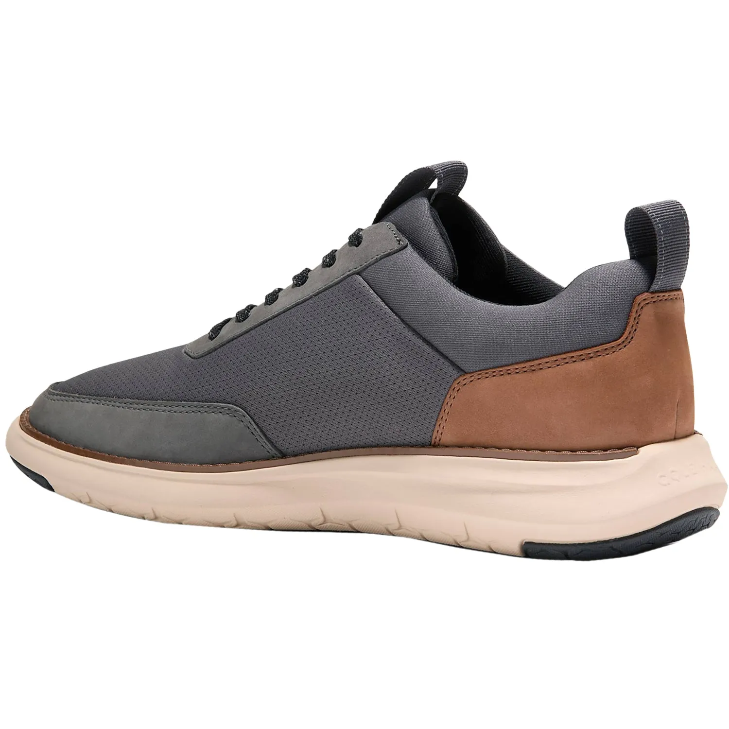 Men's Cole Haan Grand Remix Sneaker Grey/British Tan Leather