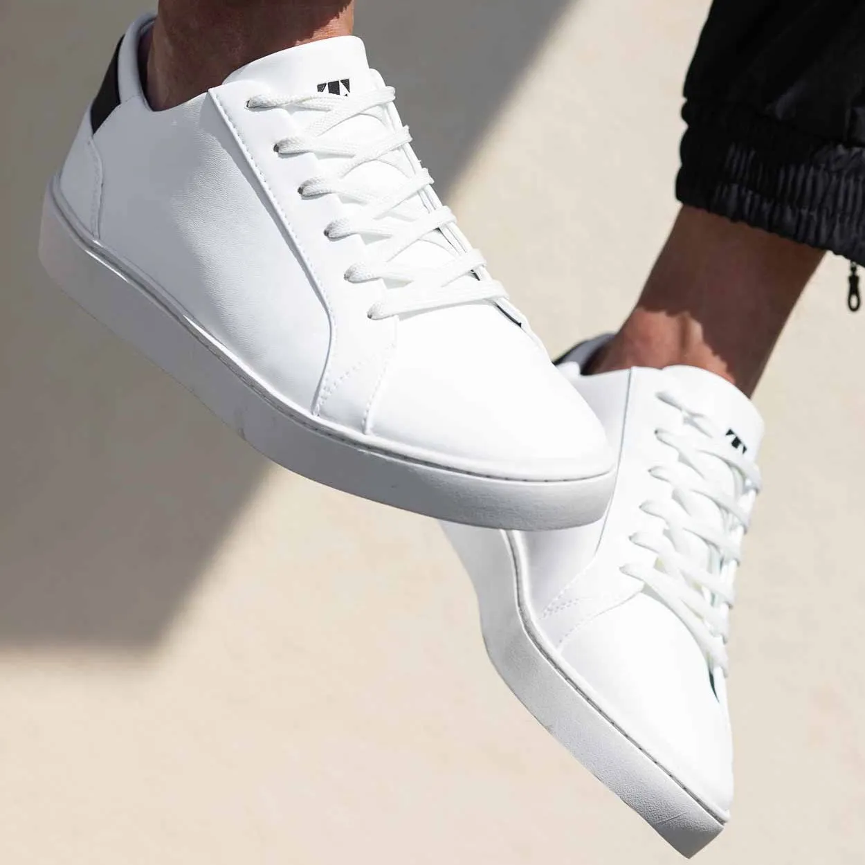 Men's Lace Up | White-Black