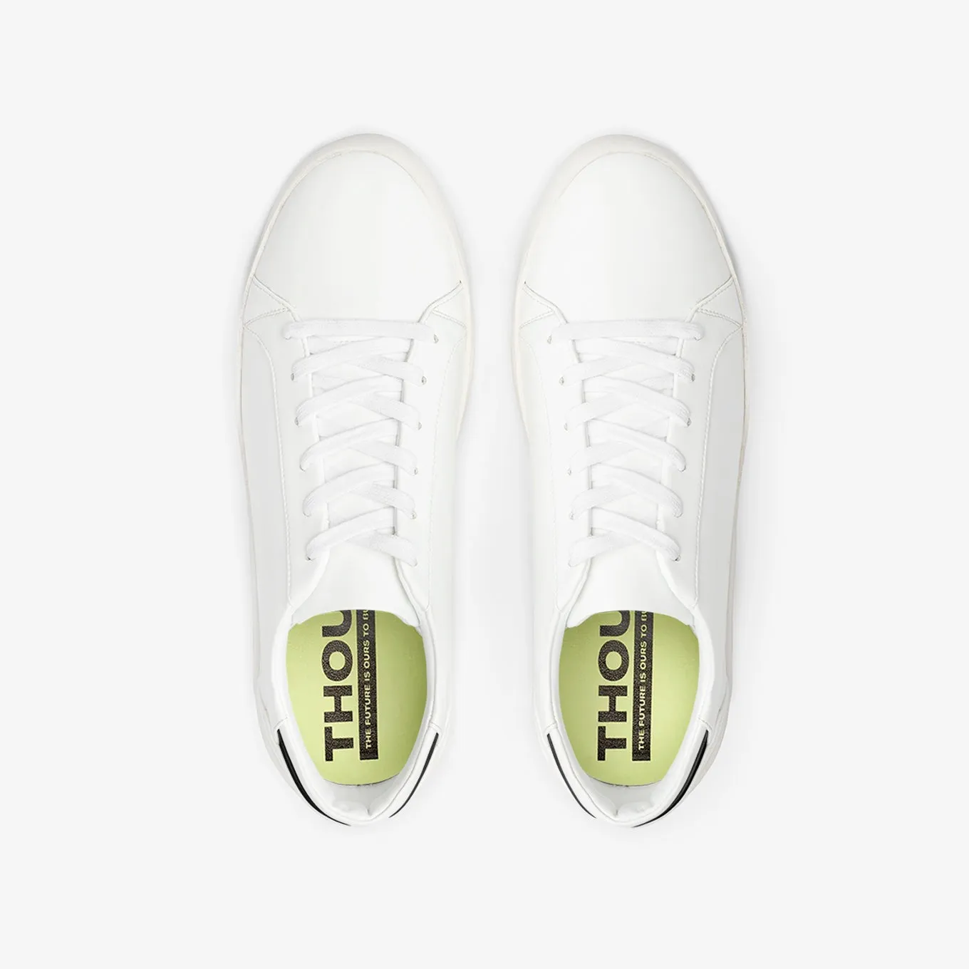 Men's Lace Up | White-Black