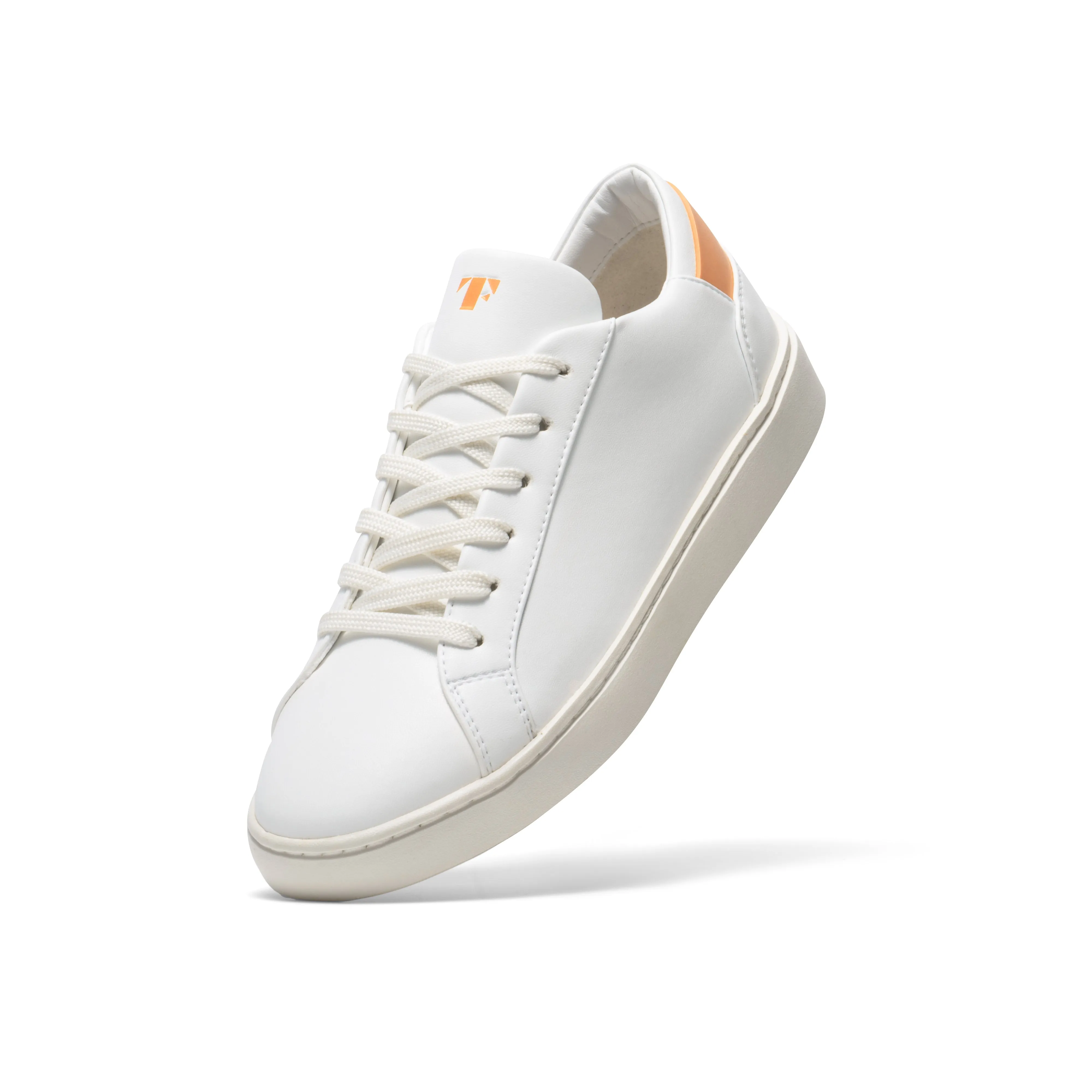 Men's Lace Up | White-Crush Orange