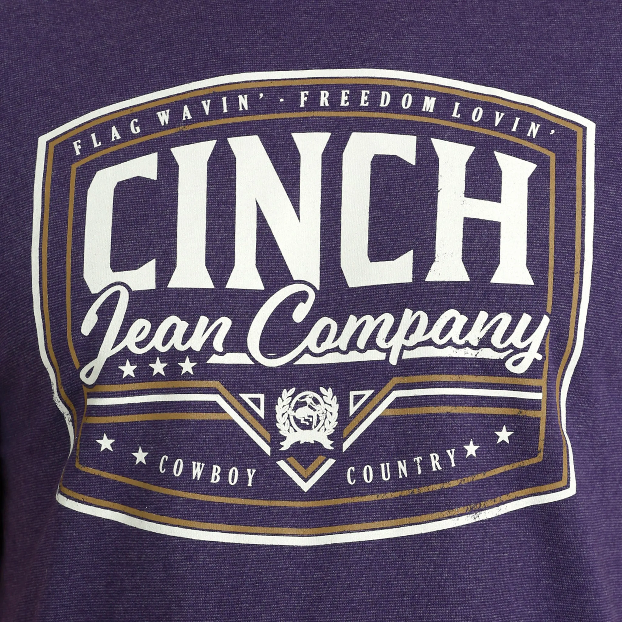 Men's Purple T-Shirt by Cinch