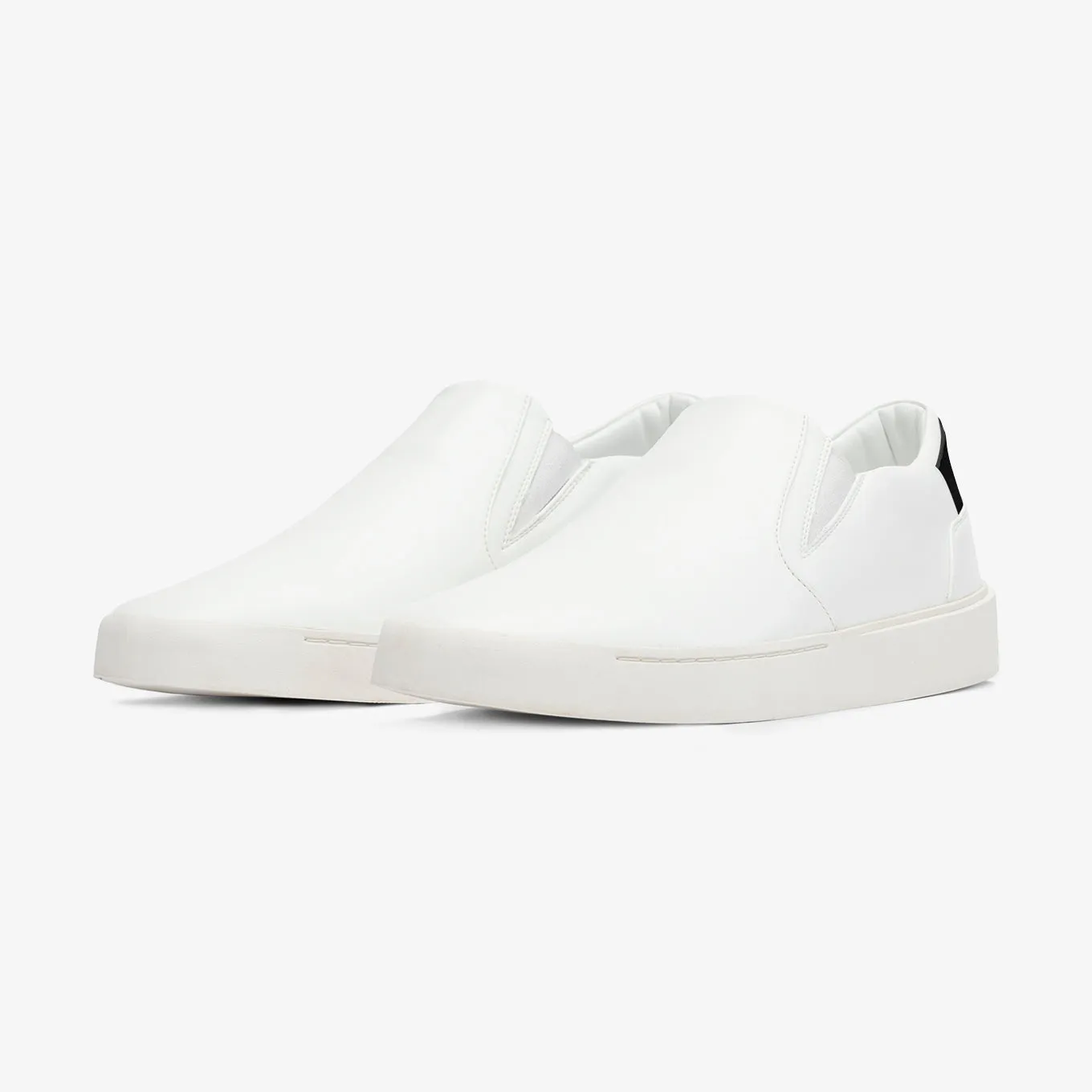 Men's Slip On | White-Black