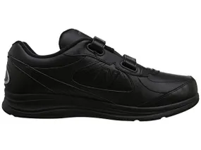  Men's Walking 577 Hook and Loop Walking Shoe in Black  