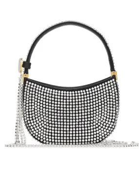 Micro Vesna Crystal Bag (711722-BLACK)