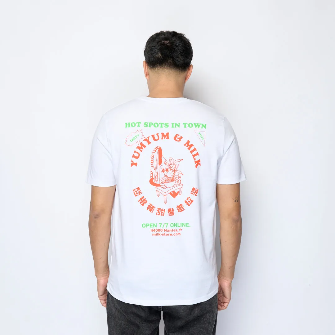 Milk x Yum Yum - Needle sneaker Head Tee (White)