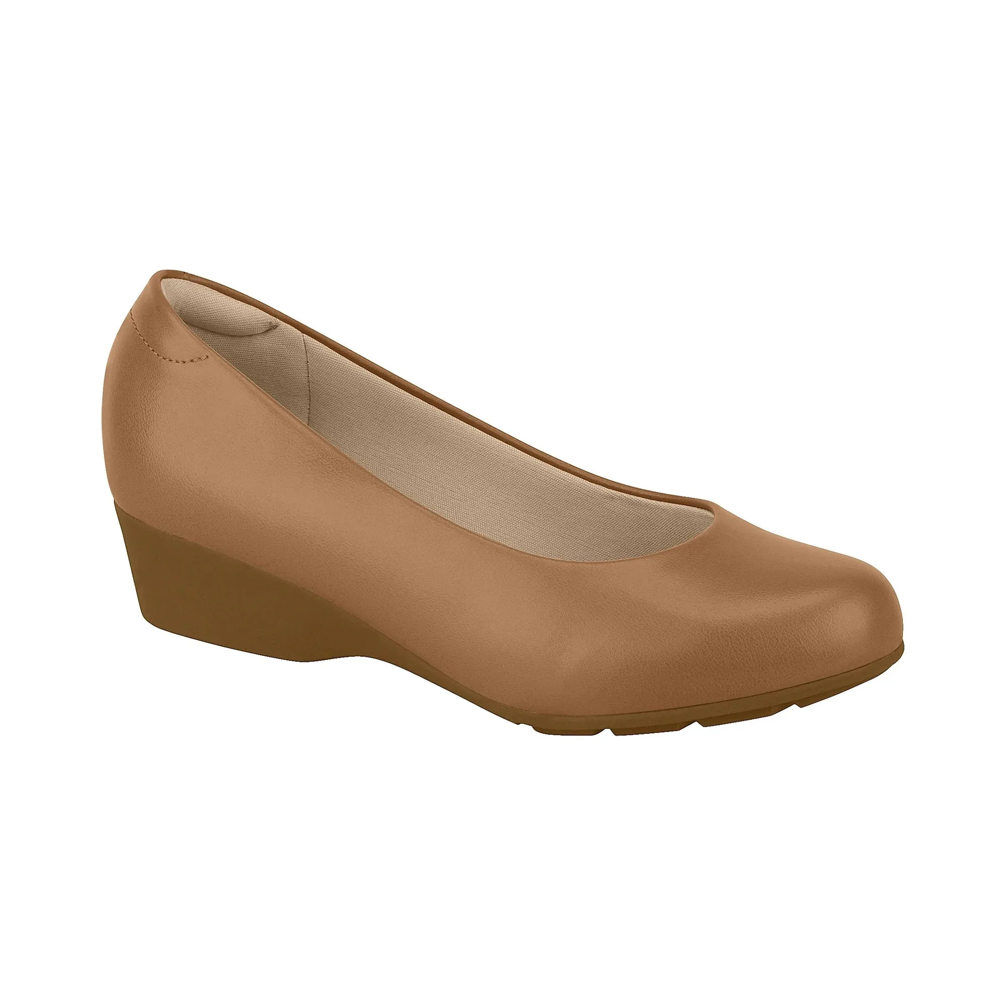 Modare Ladies Napa Wedge Shoes Camel