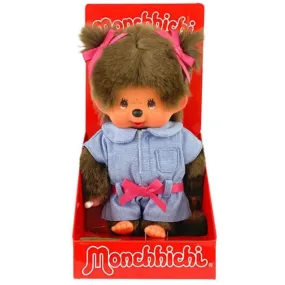 Monchhichi Fashion Dungaree Romper Girl