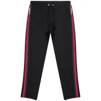 Moncler 'Striped' Tech Joggers Black