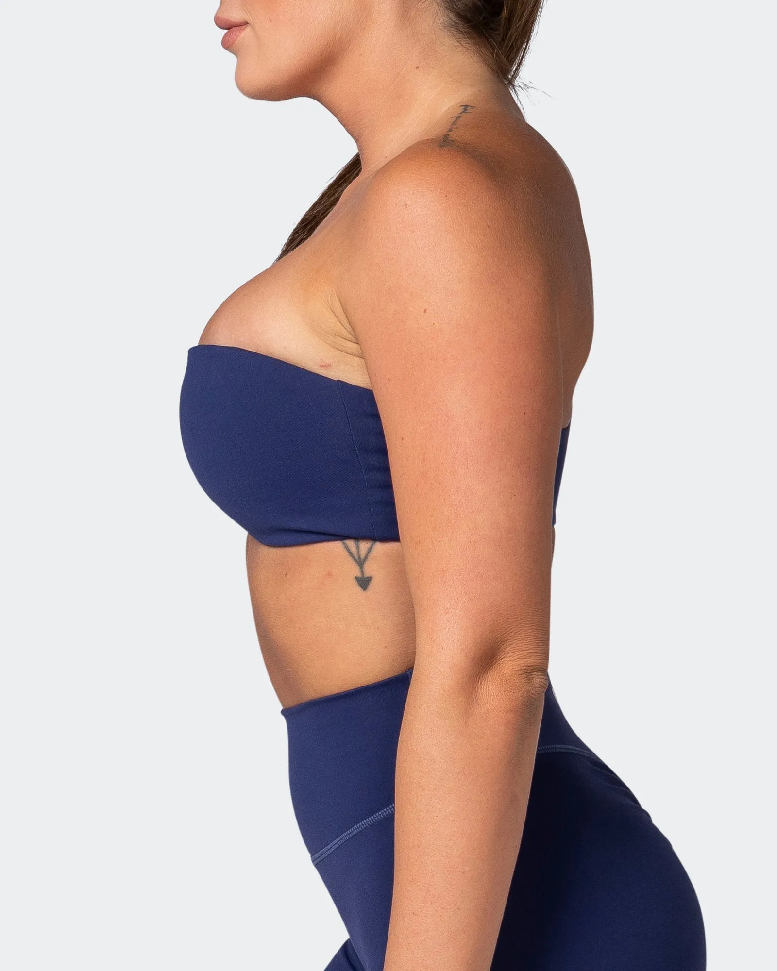 Movement One Shoulder Bralette - Ink