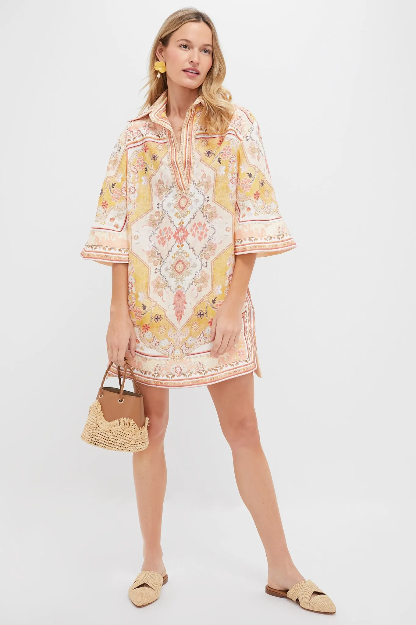 Mustard Multi Wylie Tunic Dress