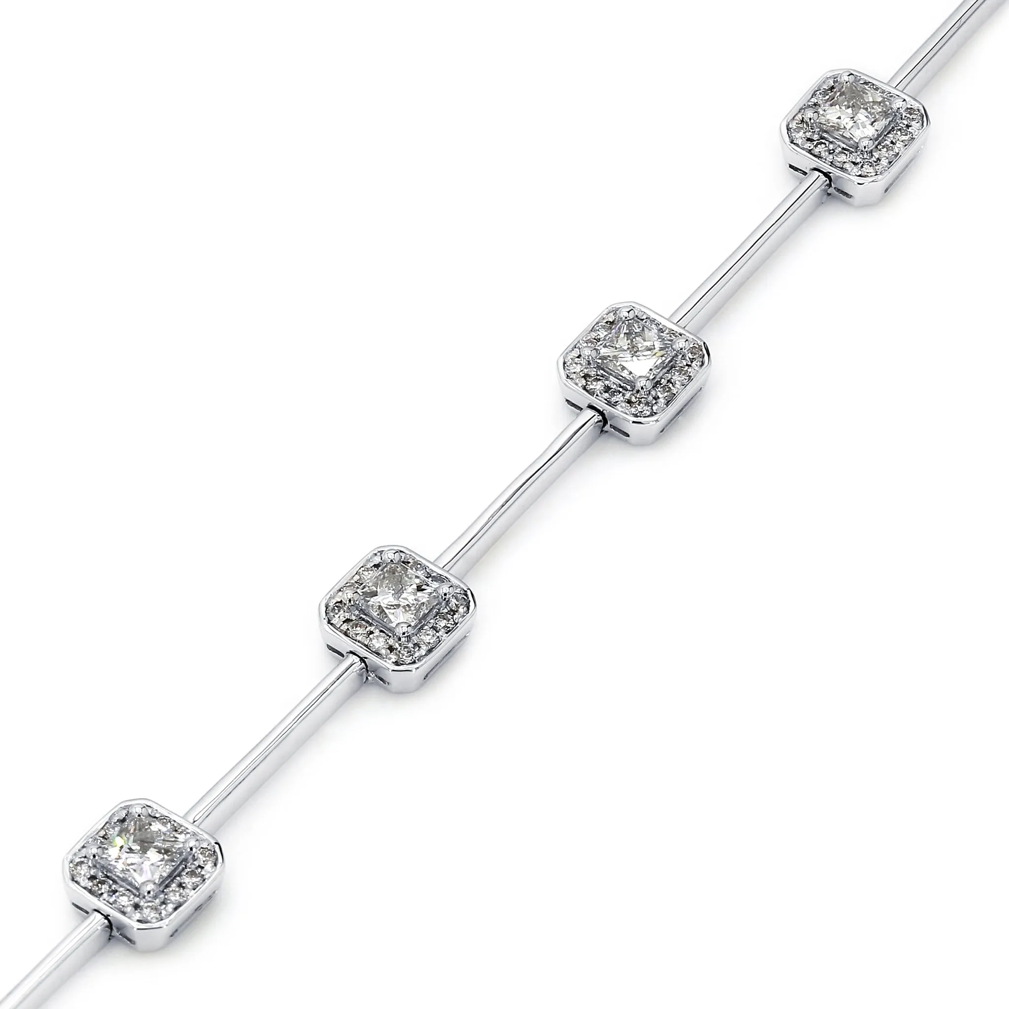 My Girl Diamond Station Bracelet