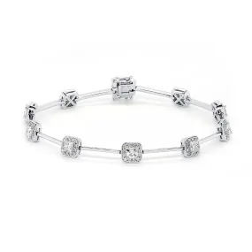 My Girl Diamond Station Bracelet