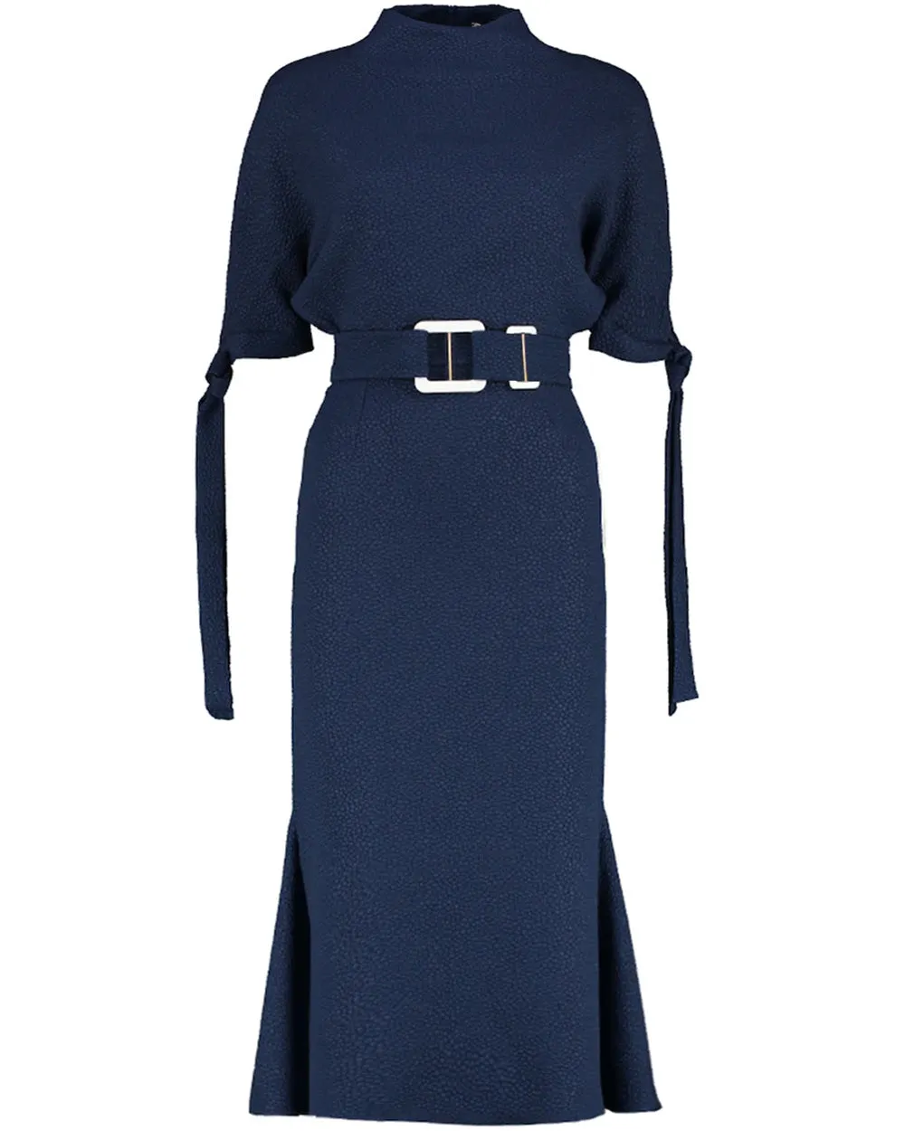 Navy Bubble Perernal Dress