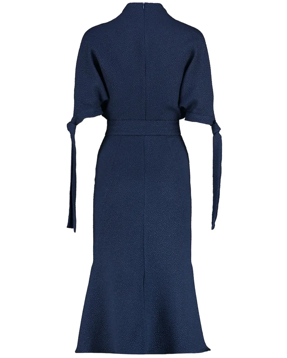 Navy Bubble Perernal Dress