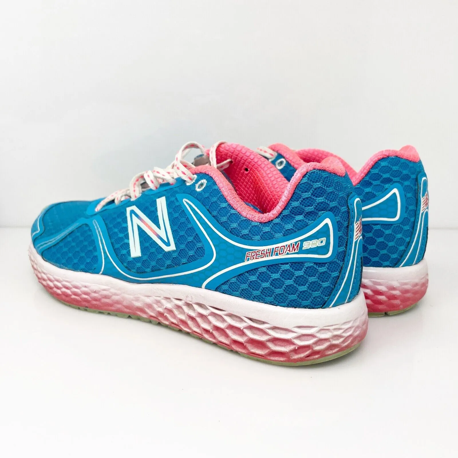 New Balance Womens Fresh Foam 980 W980BO Blue Running Shoes Sneakers Size 9.5 B