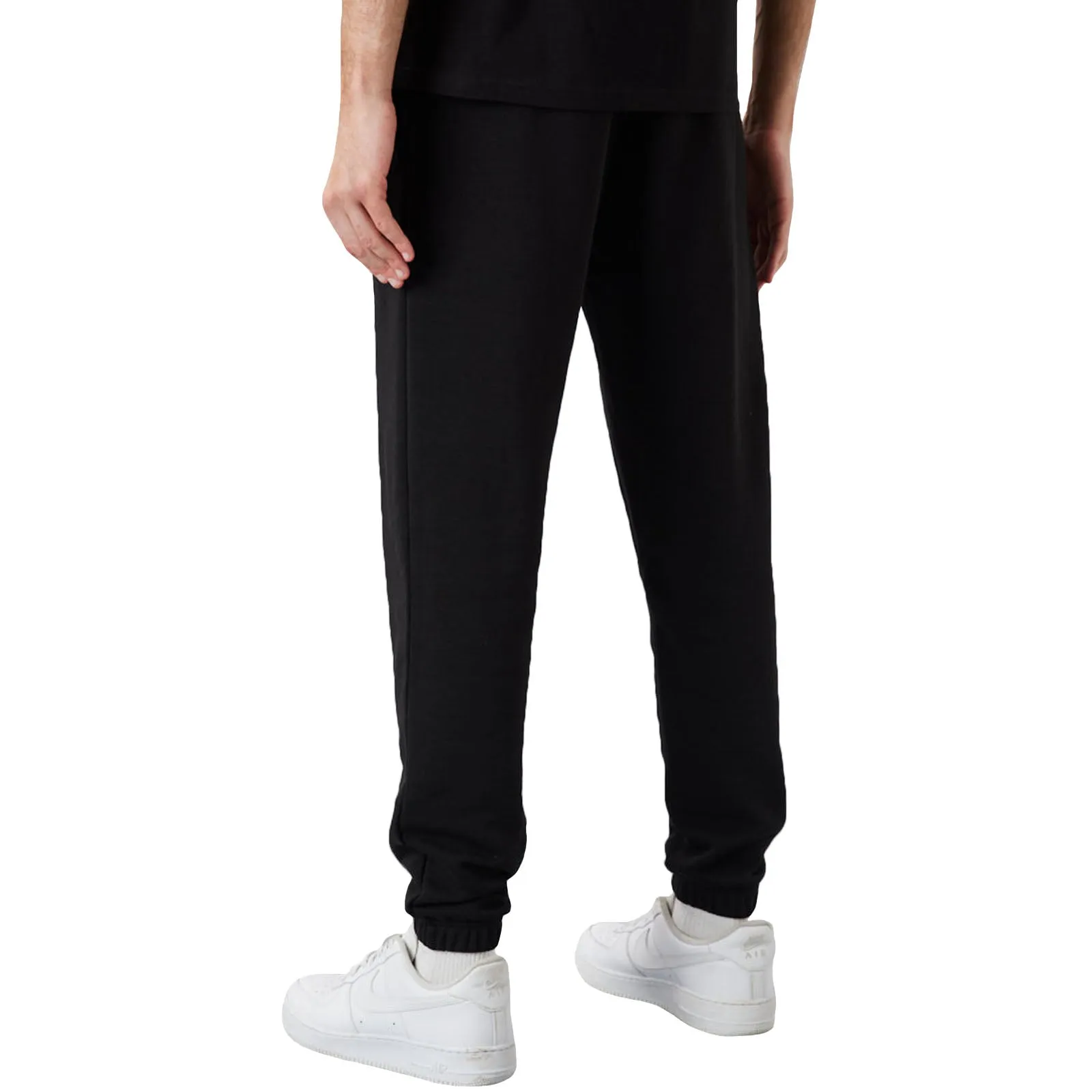 New Era Mens Chicago Bulls NBA Team Script Joggers - Black