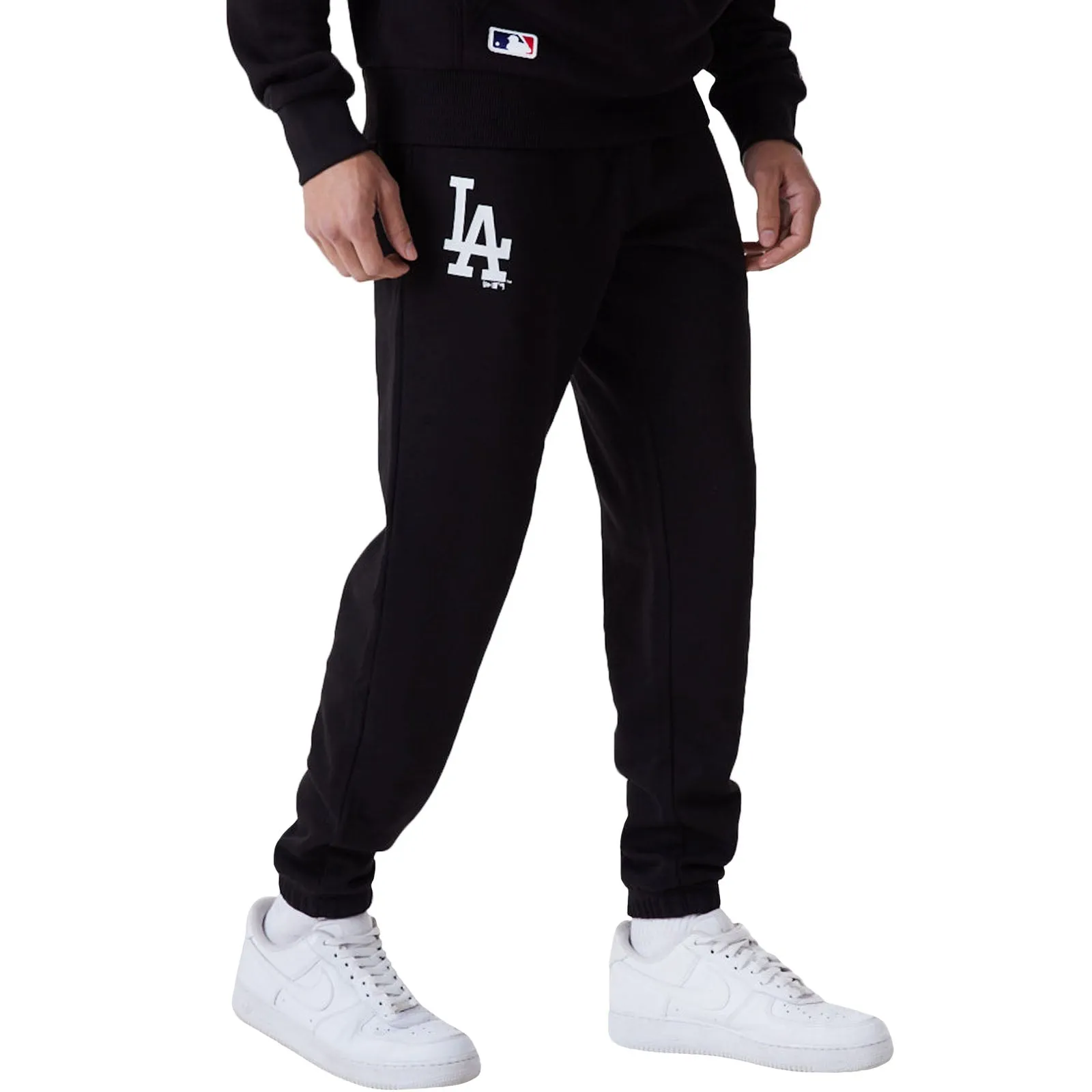 New Era Mens Los Angeles Dodgers Team Logo Joggers - Black