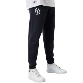 New Era Mens New York Yankees MLB Team Logo Joggers - Navy