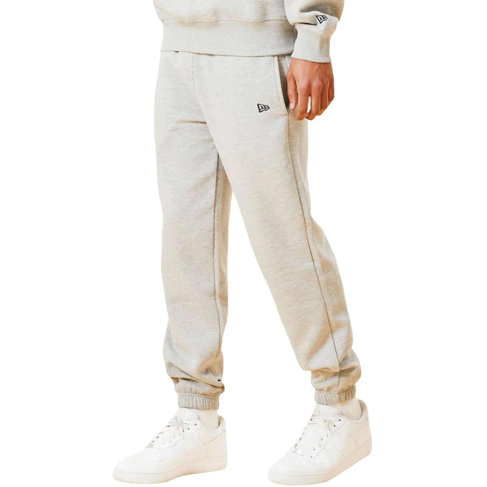 New Era Mens Tapered Cuffed Joggers - Grey