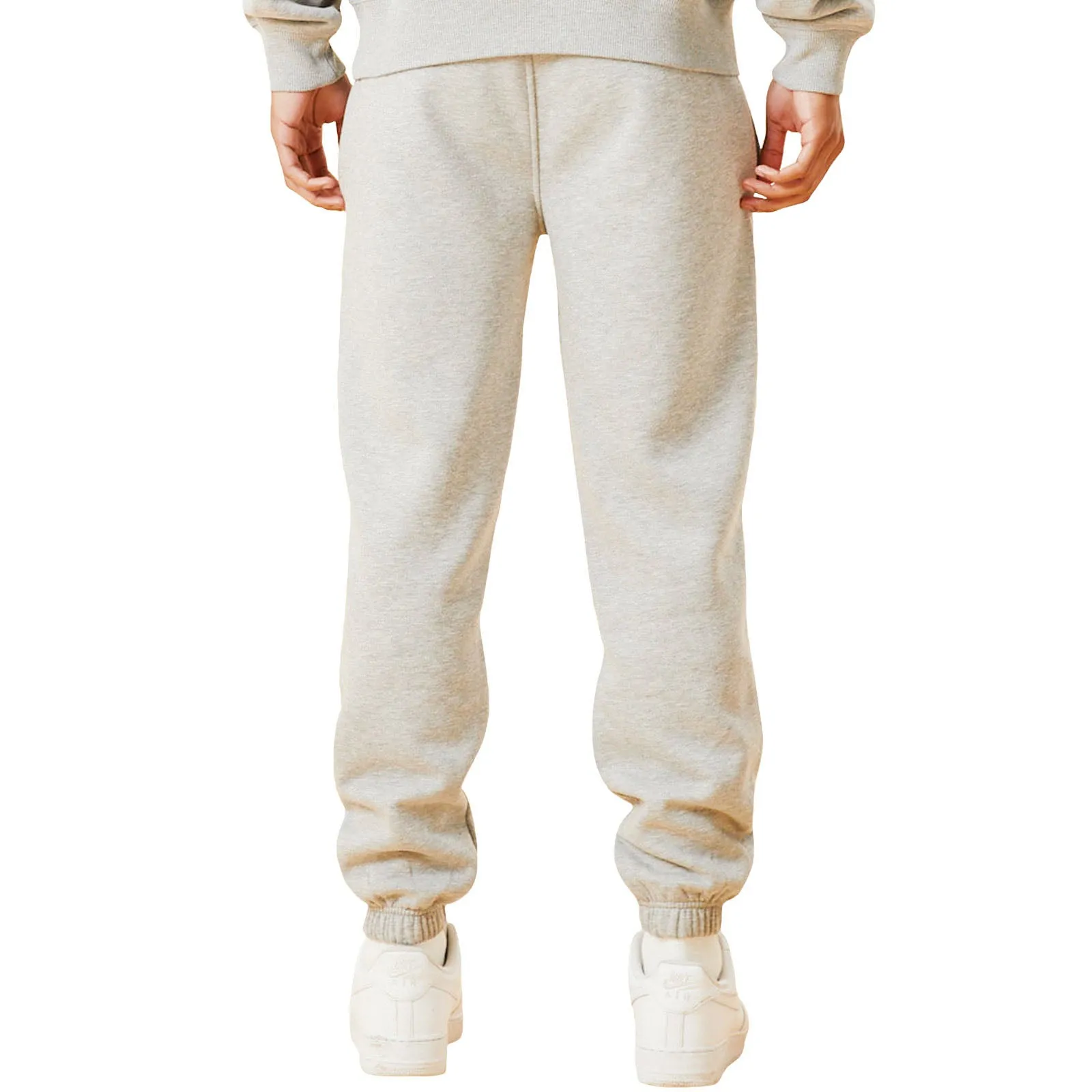 New Era Mens Tapered Cuffed Joggers - Grey