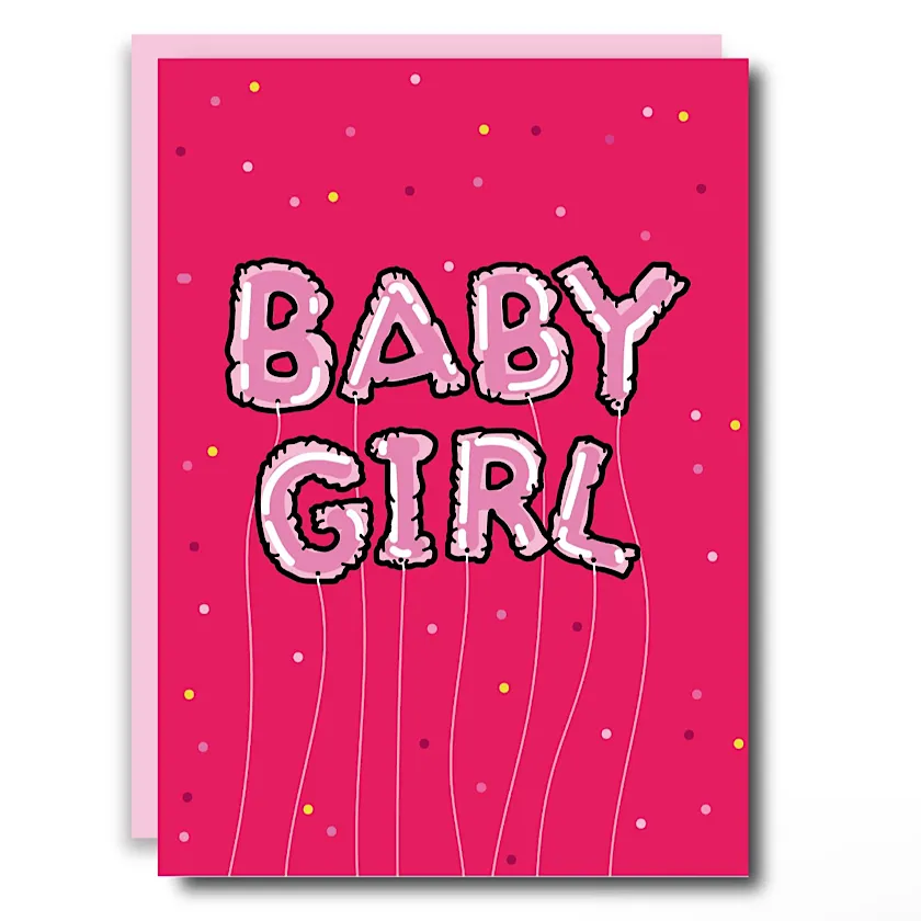 Newborn Daughter Greeting Card