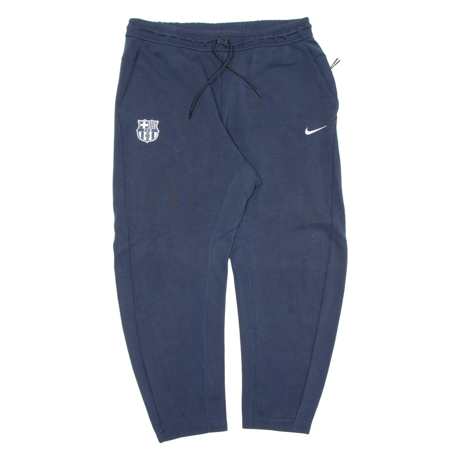 NIKE Football Mens Joggers Blue Tapered XL W33 L27