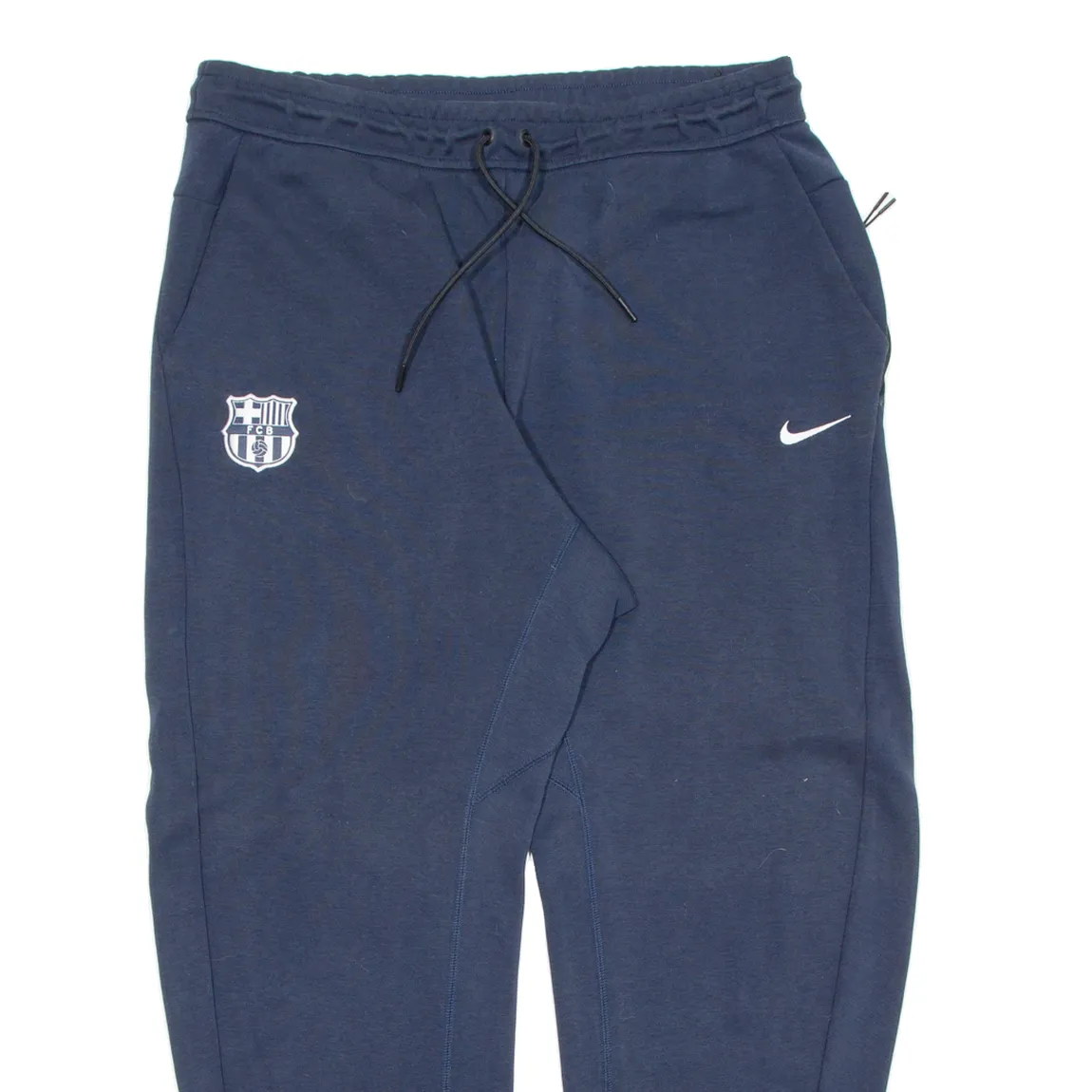 NIKE Football Mens Joggers Blue Tapered XL W33 L27