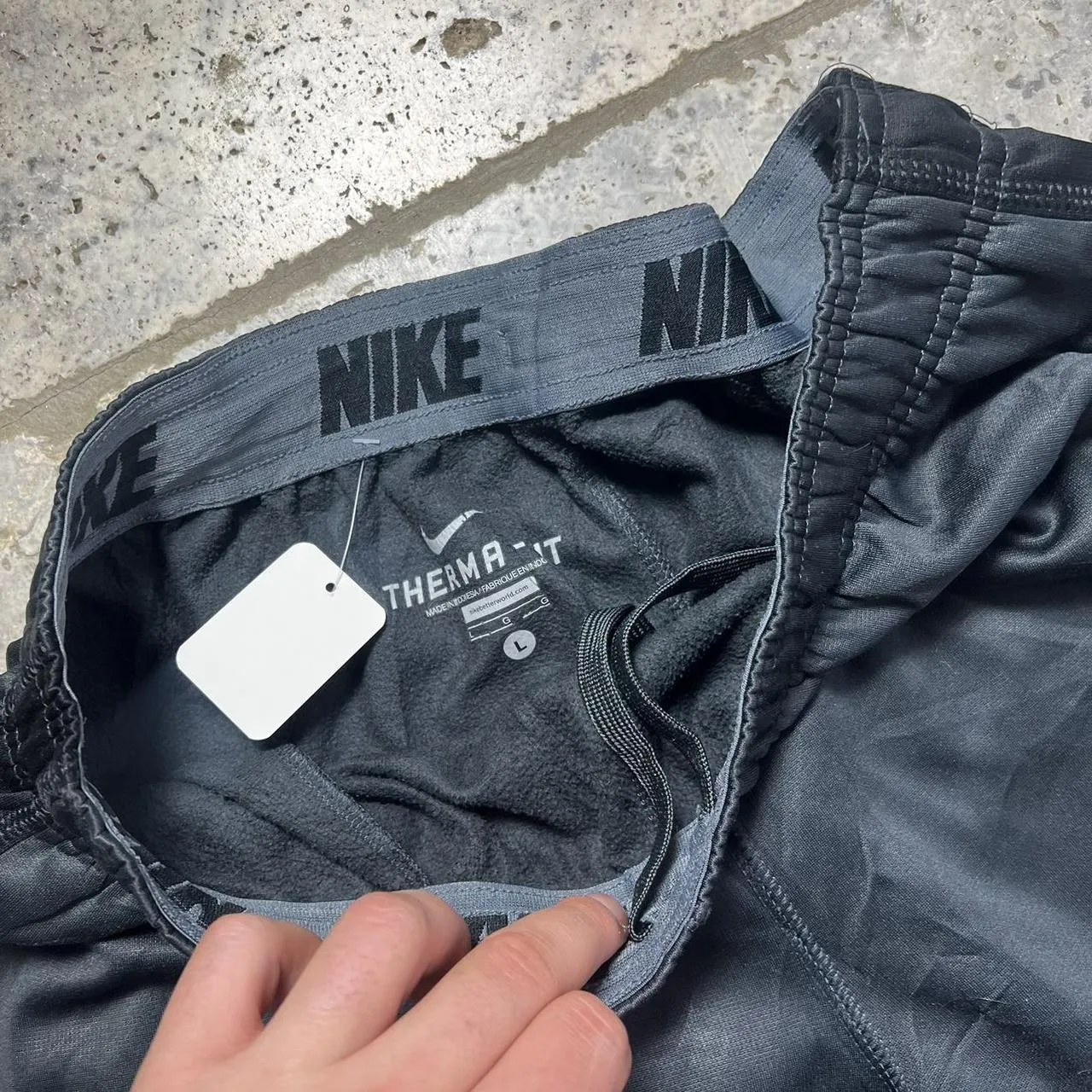 Nike grey joggers Large