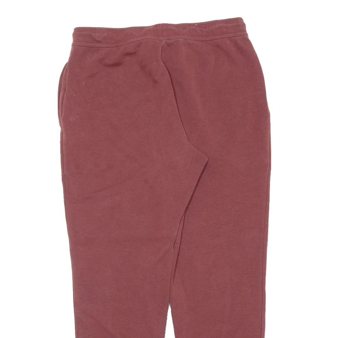 NIKE Mens Joggers Maroon Tapered S W28 L27