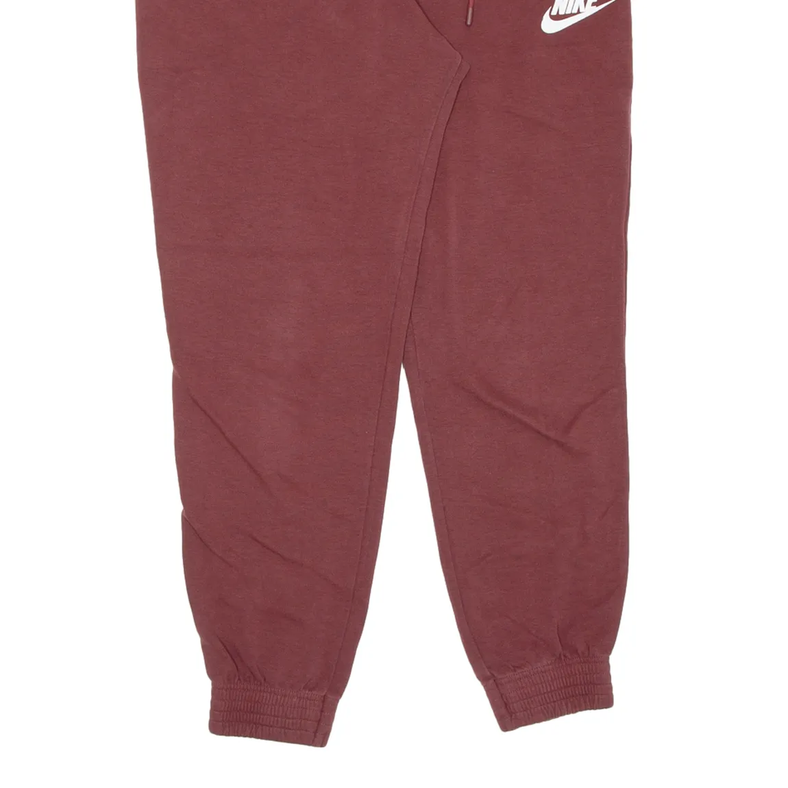 NIKE Mens Joggers Maroon Tapered S W28 L27