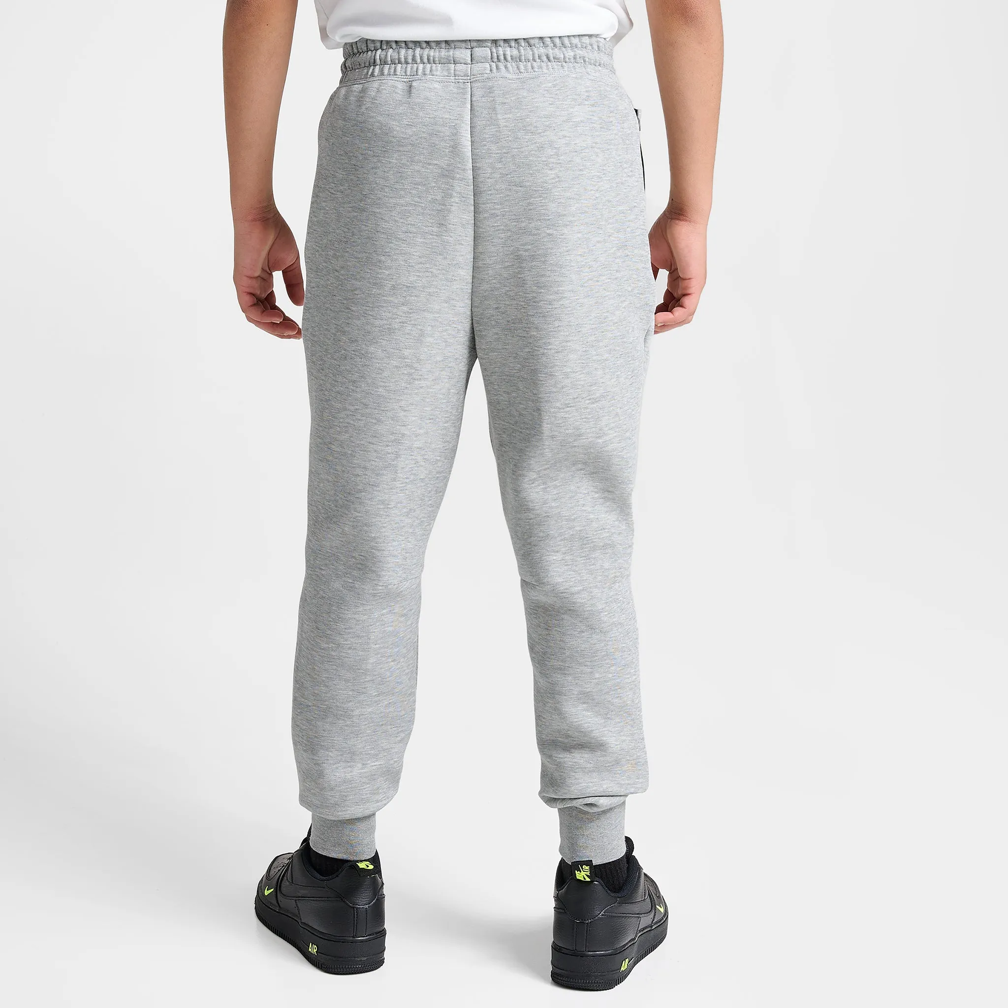 Nike Sportswear Junior Girls' Tech Fleece Joggers Dark Grey Heather / Black - Black