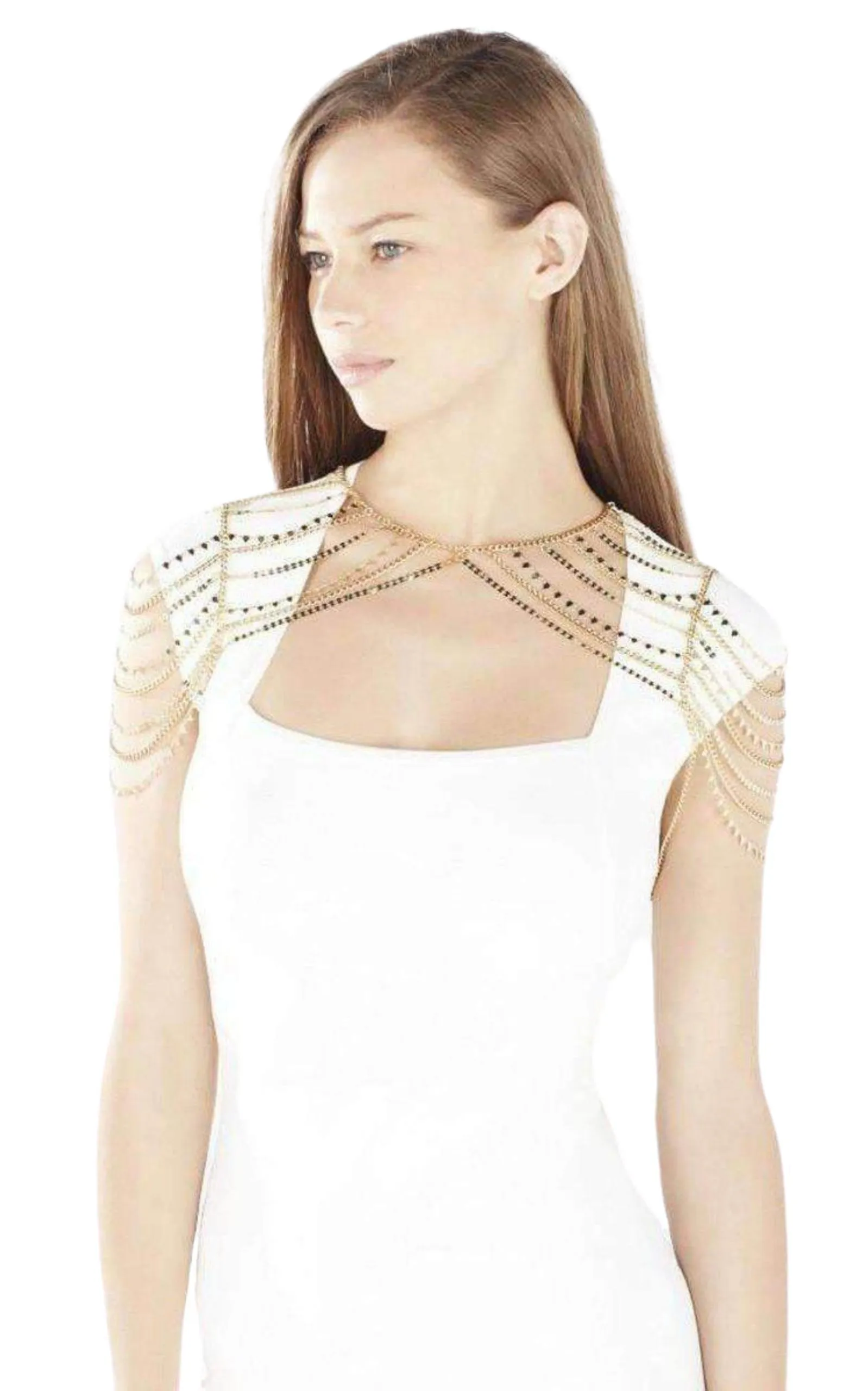 Novelty Gold Chain Shoulder Piece