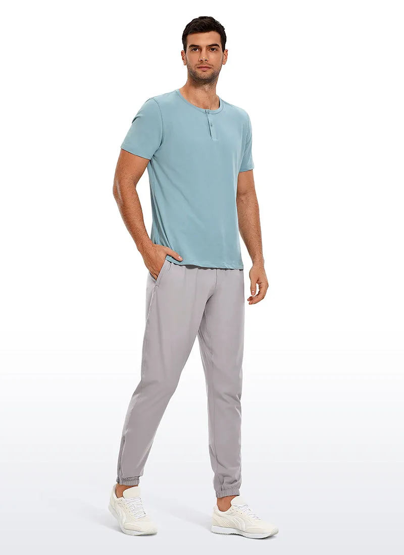 Travel Jogger Pants with 32'' Inseam and Ankle Zipper