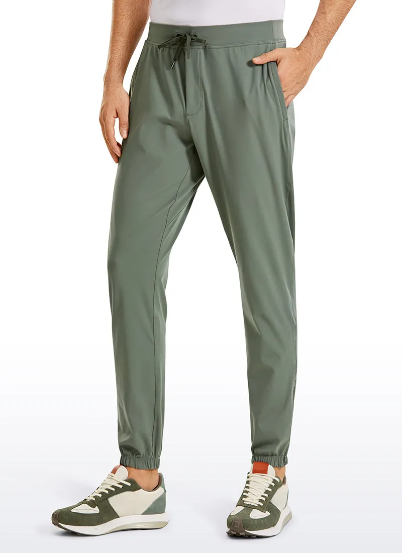 Travel Jogger Pants with 32'' Inseam and Ankle Zipper