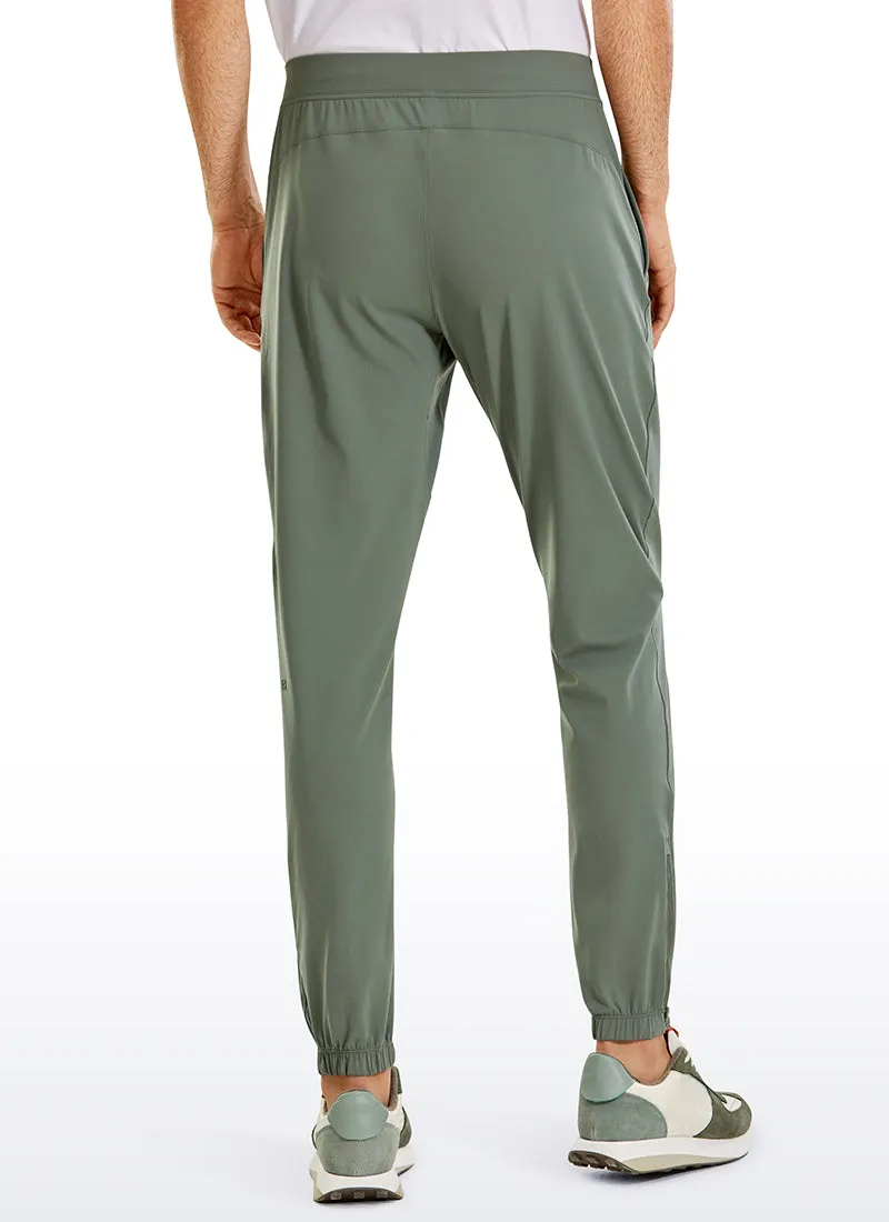 Travel Jogger Pants with 32'' Inseam and Ankle Zipper