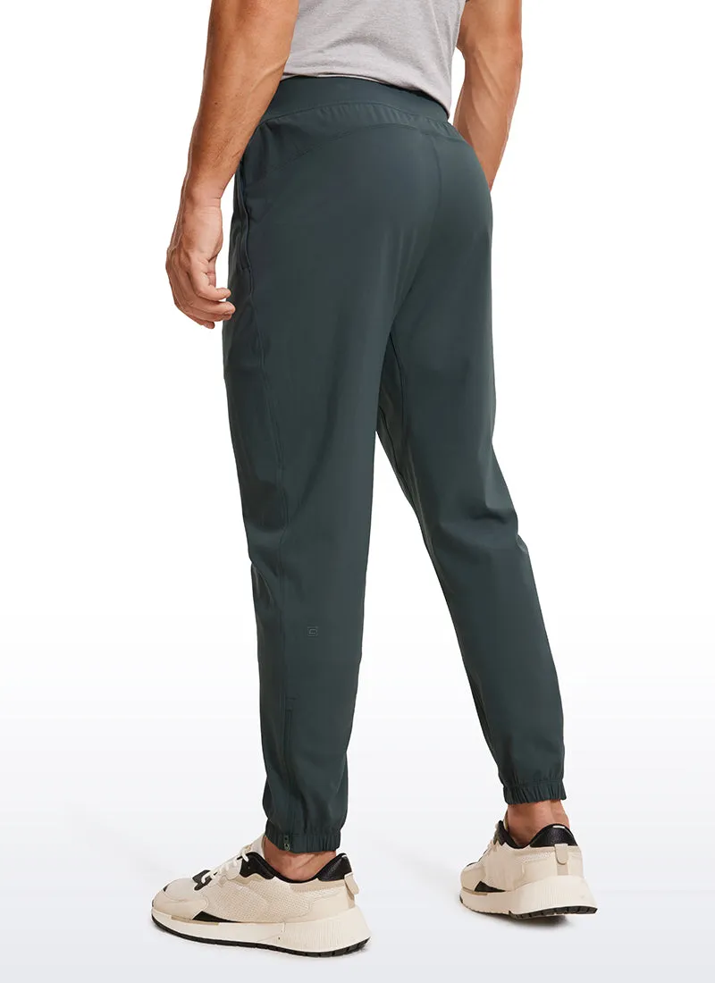 Travel Jogger Pants with 32'' Inseam and Ankle Zipper