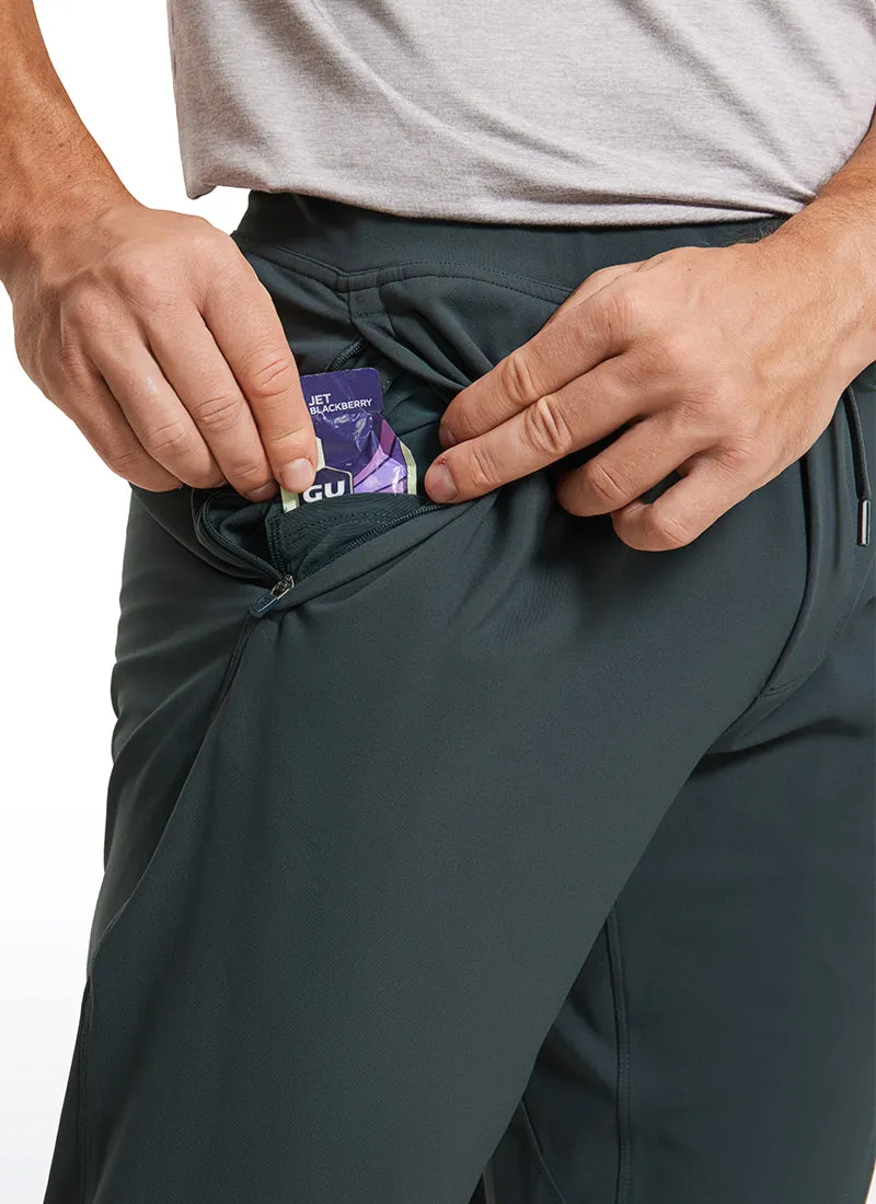 Travel Jogger Pants with 32'' Inseam and Ankle Zipper