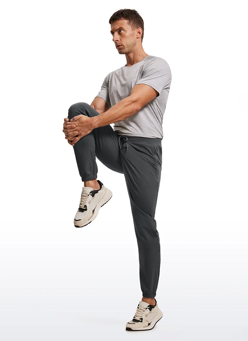 Travel Jogger Pants with 32'' Inseam and Ankle Zipper