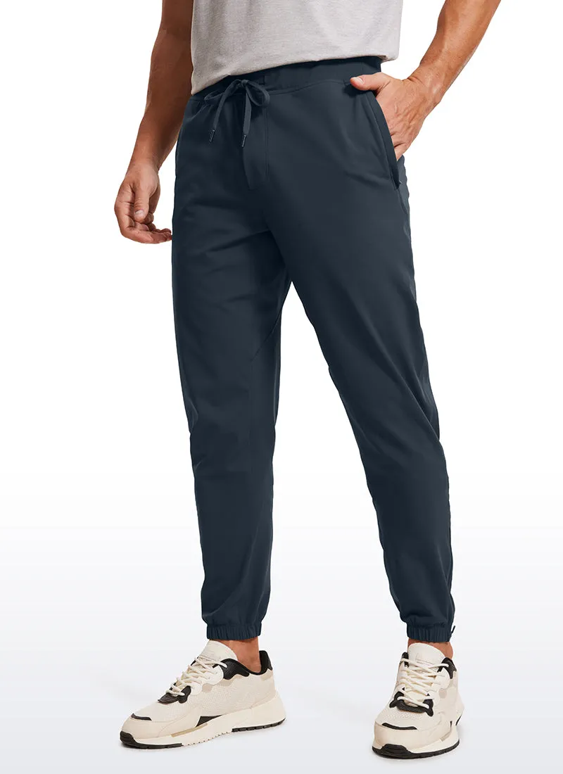 Travel Jogger Pants with 32'' Inseam and Ankle Zipper