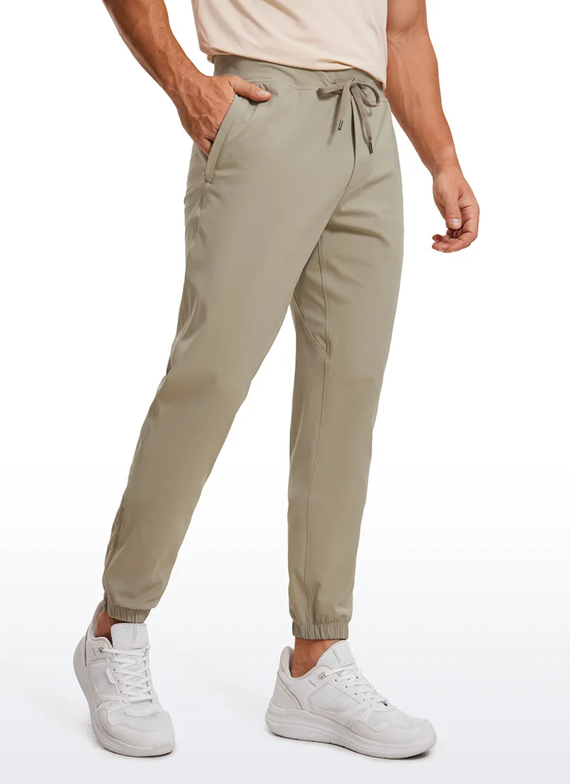 Travel Jogger Pants with 32'' Inseam and Ankle Zipper