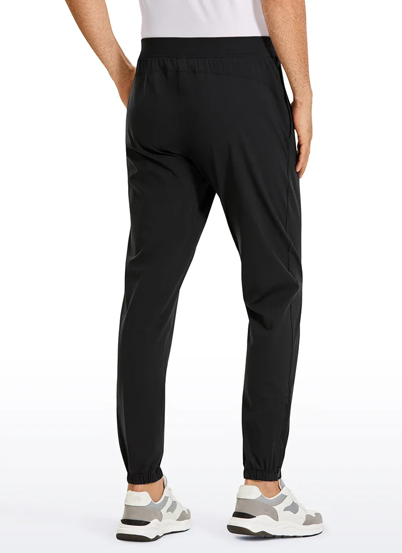 Travel Jogger Pants with 32'' Inseam and Ankle Zipper