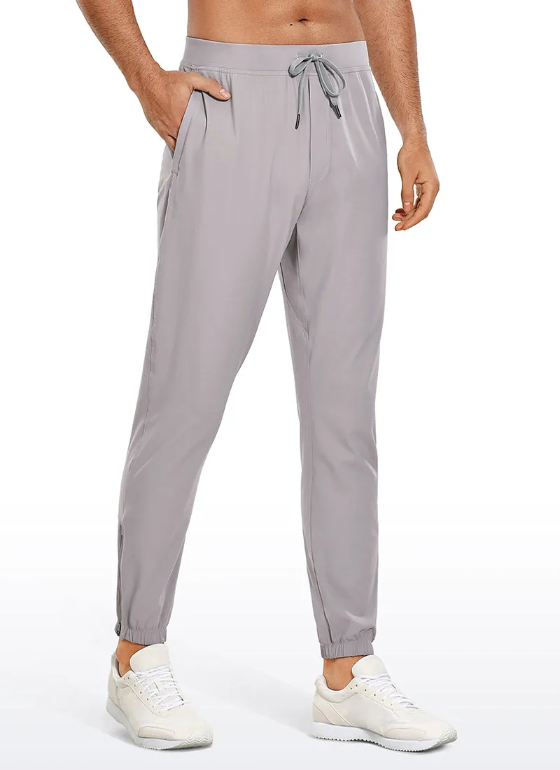 Travel Jogger Pants with 32'' Inseam and Ankle Zipper