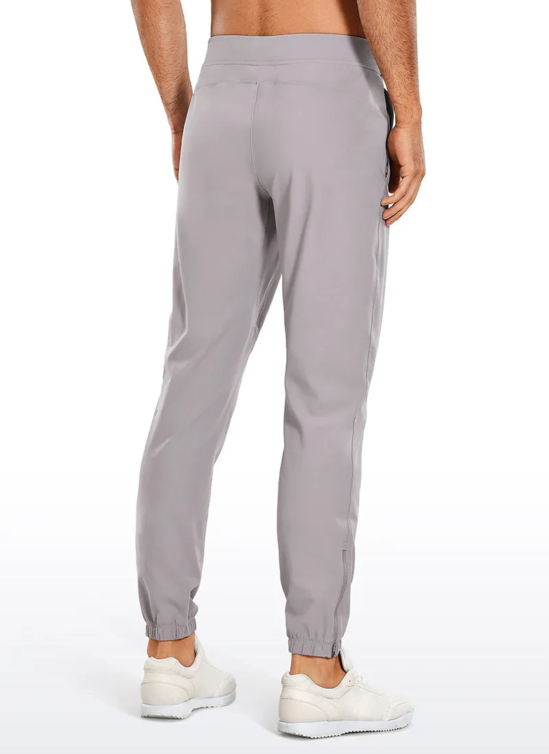 Travel Jogger Pants with 32'' Inseam and Ankle Zipper