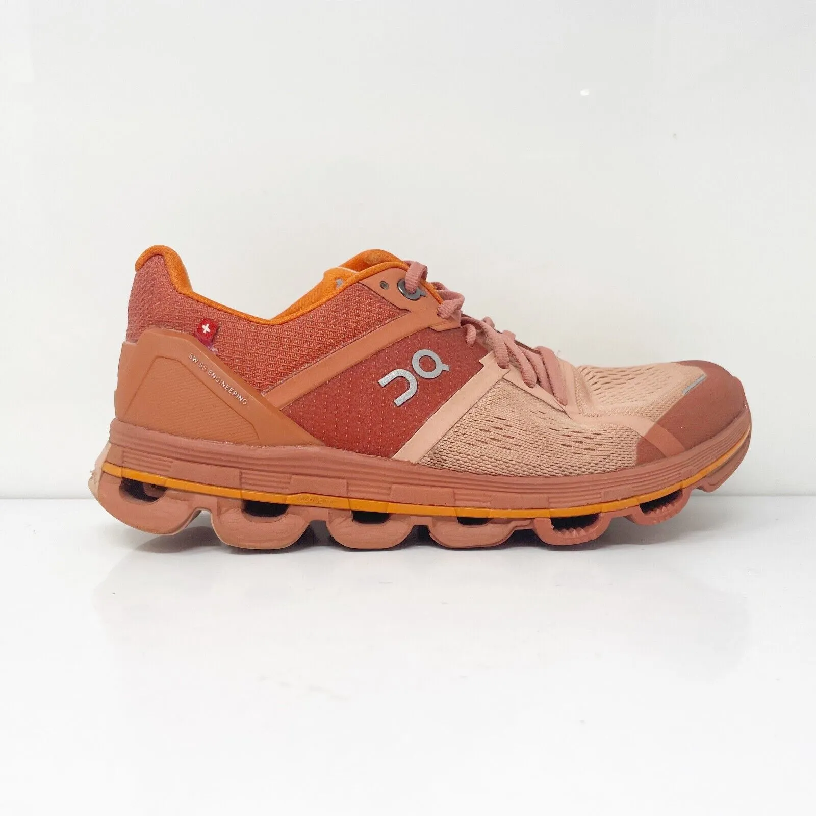 On Womens Cloudace Orange Running Shoes Sneakers Size 6.5