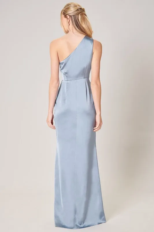 One Shoulder Asymmetrical Maxi Dress - Prestige