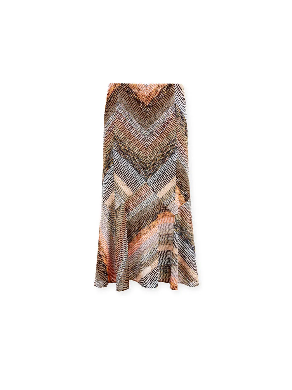 One-Shoulder Zigzag Dress